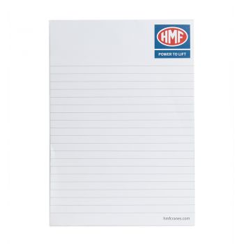 A5 Notepad, White, 1 unit = 25 Pcs.