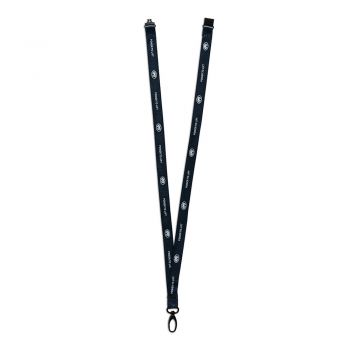 Lanyard, Recycled, Blue, 1 unit = 10 Pcs.